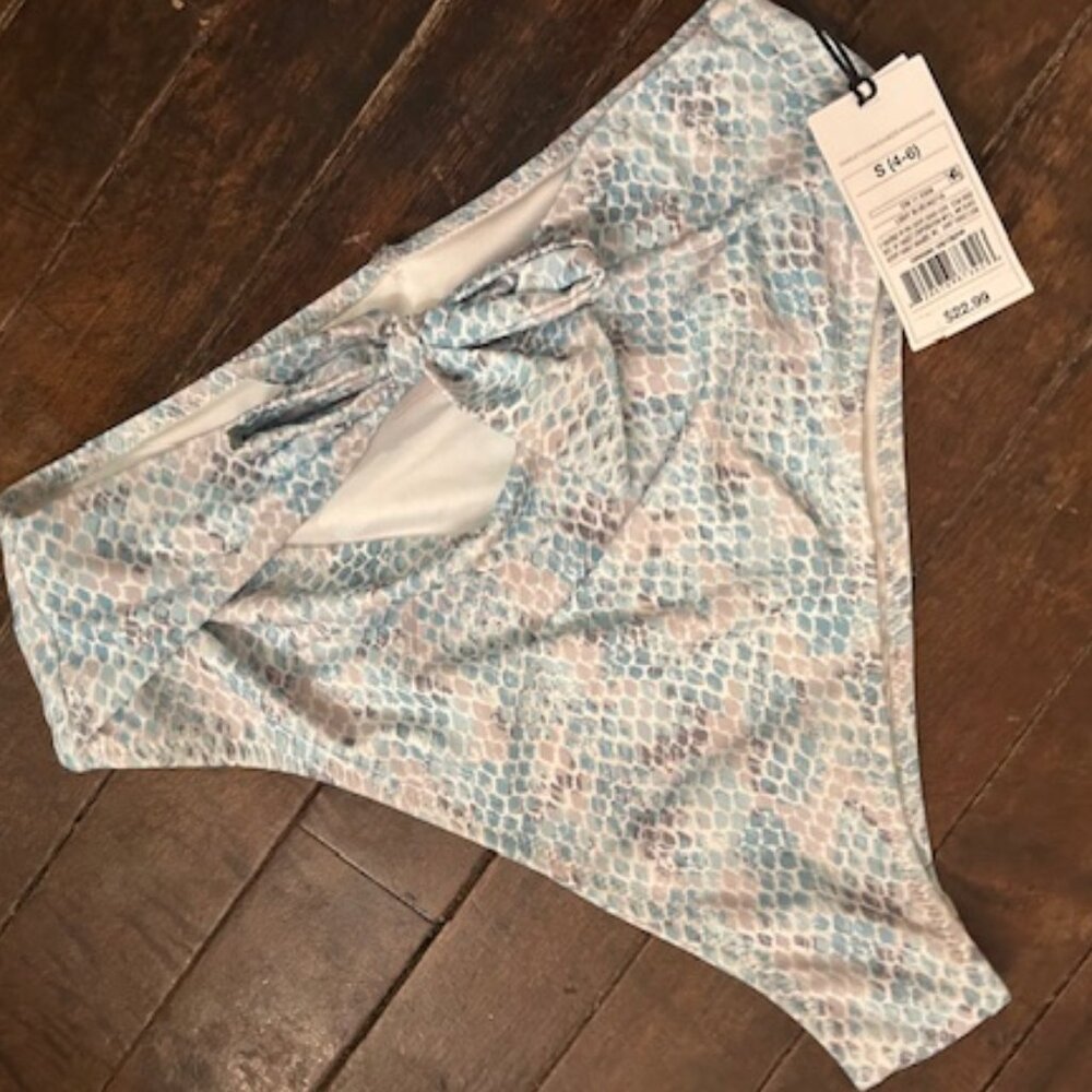 NEW size small blue  bikini swim wear suit bottom womens
